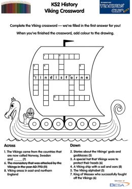 KS2 History: Viking Crossword